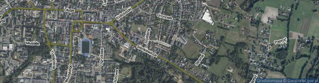 Zdjęcie satelitarne Świerkowa ul.